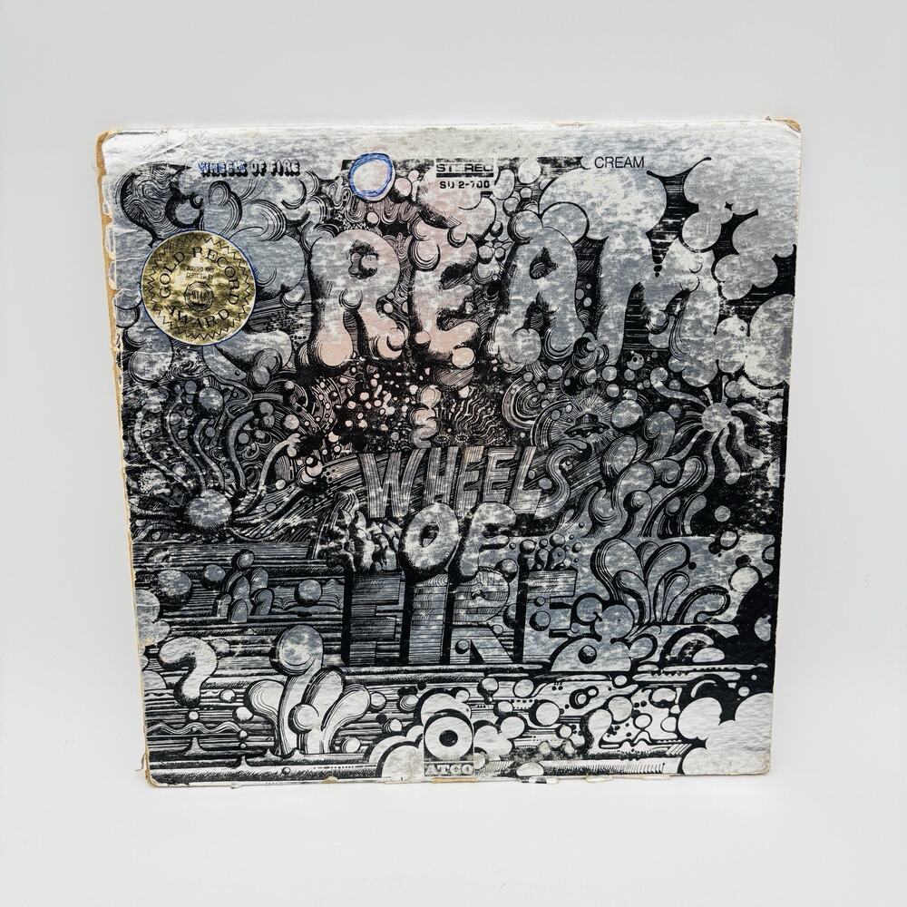 Cream Wheels Of Fire In The Studio Vinyl LP ATCO SD 2-700 Atlantic